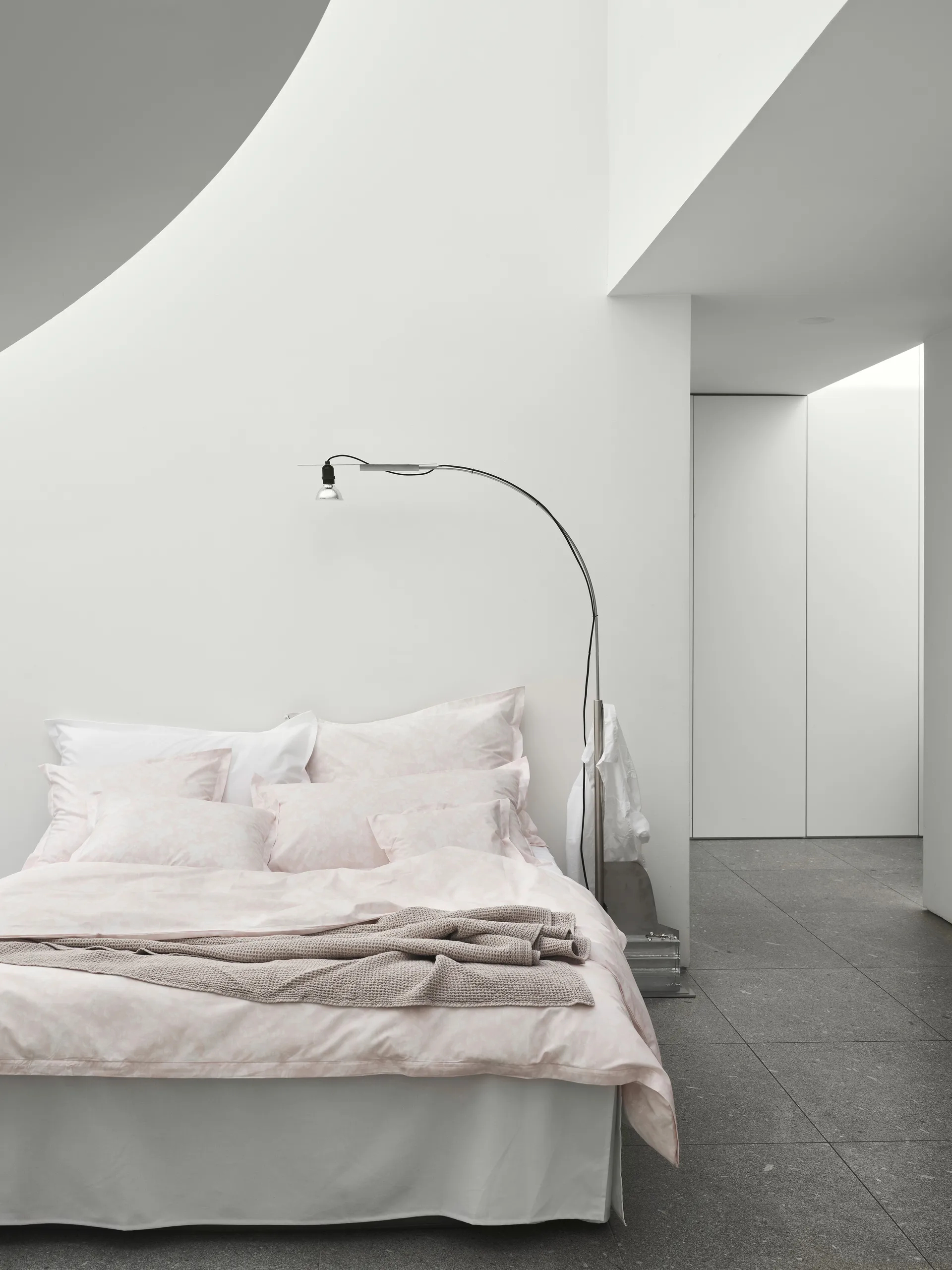 Napoli bed skirt, White, 160x220x52 cm Mille Notti