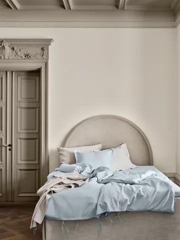 Satina duvet cover - Light blue, 220x220 cm - Mille Notti