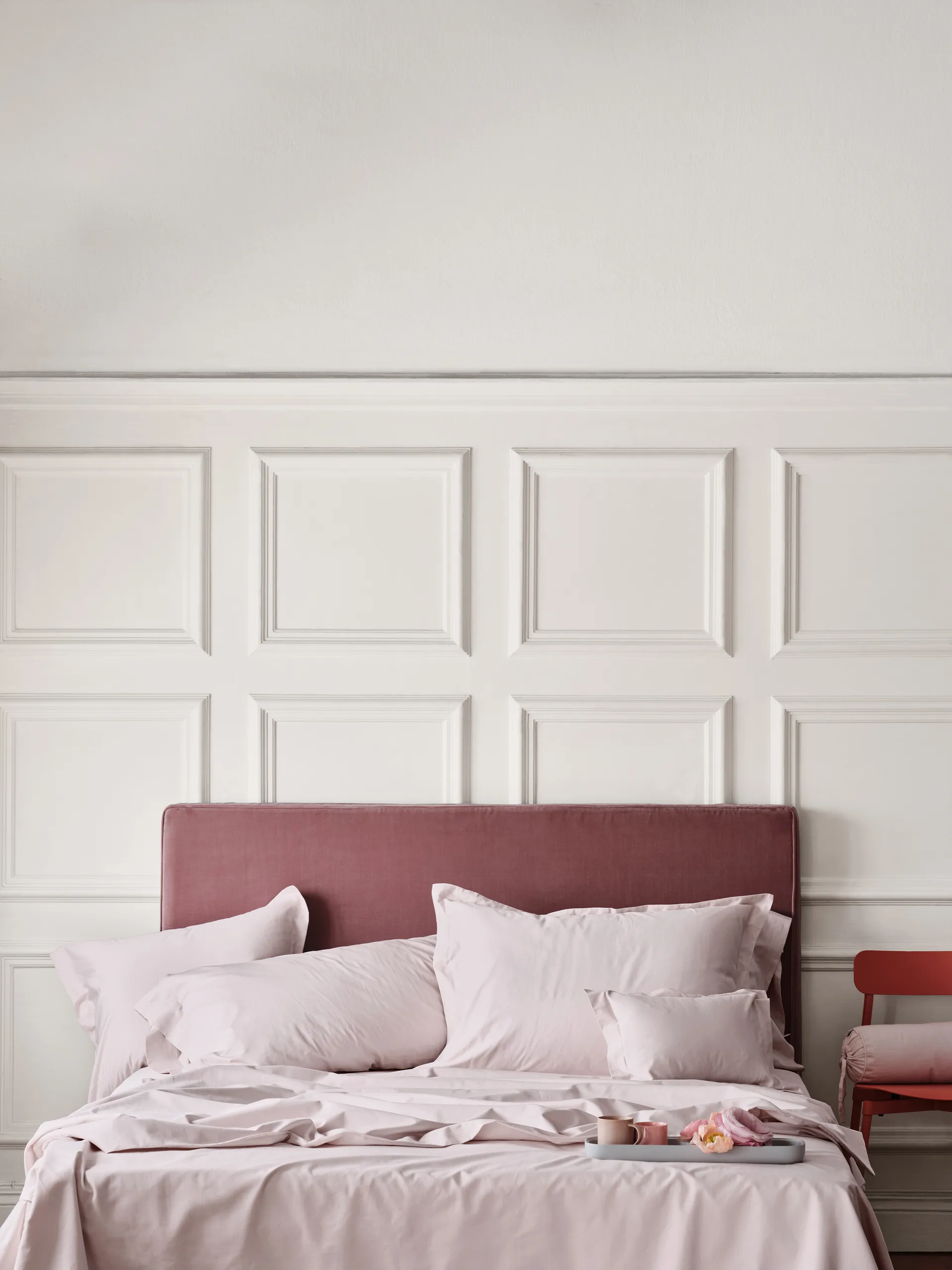 Satina duvet cover, Pink, 150x210 cm Mille Notti