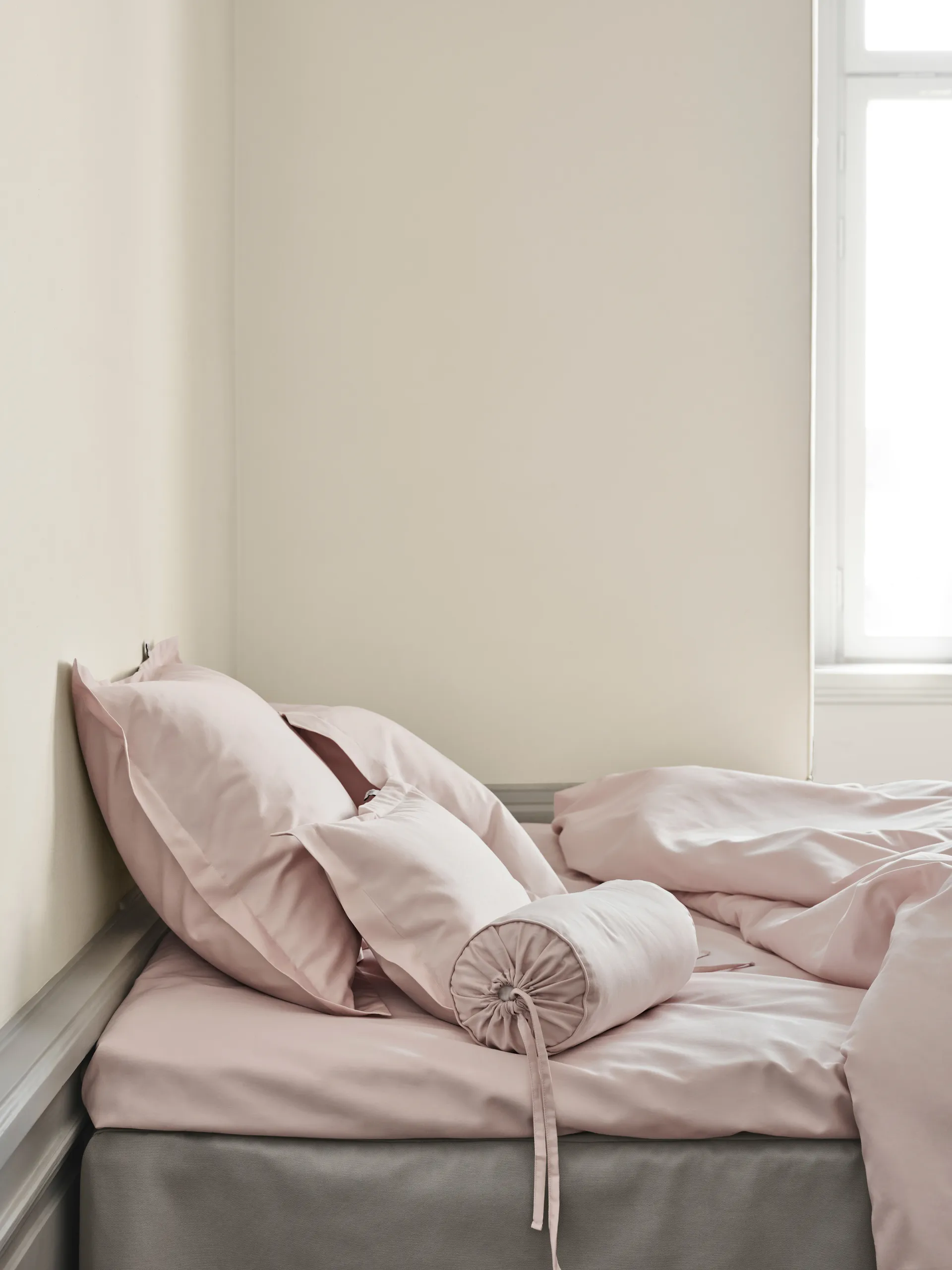 Satina duvet cover, Pink, 150x210 cm Mille Notti