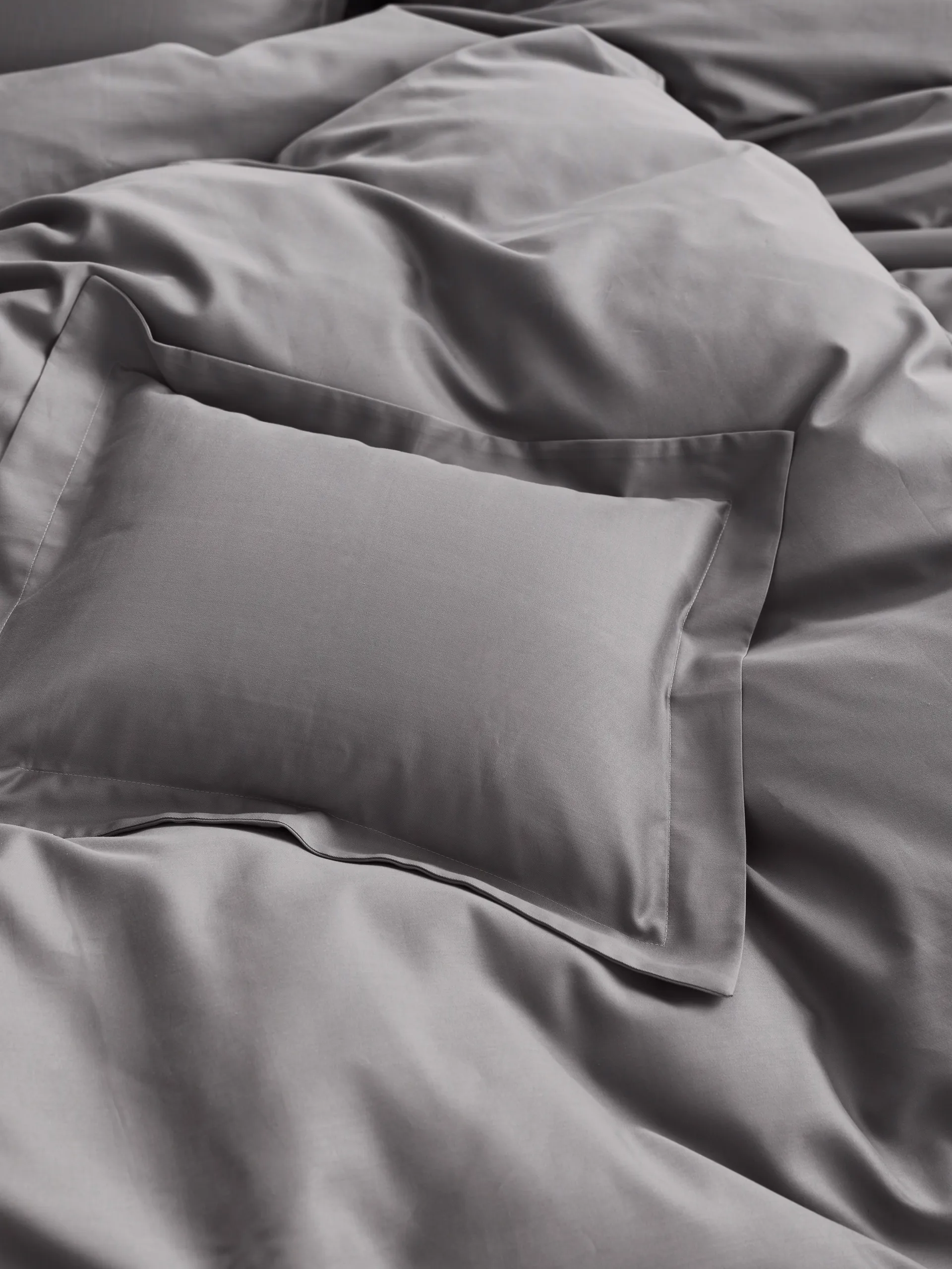 Satina pillowcase, Grey, 50x60 cm Mille Notti