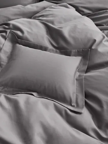 Satina pillowcase - Grey, 50x60 cm - Mille Notti