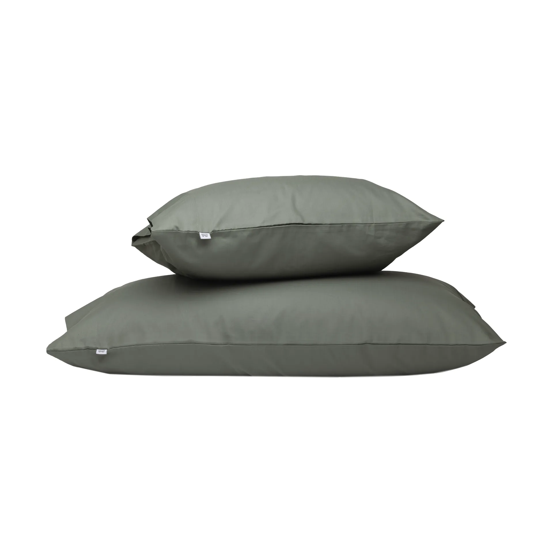 Satina plain pillowcase, Green, 50x60 cm Mille Notti