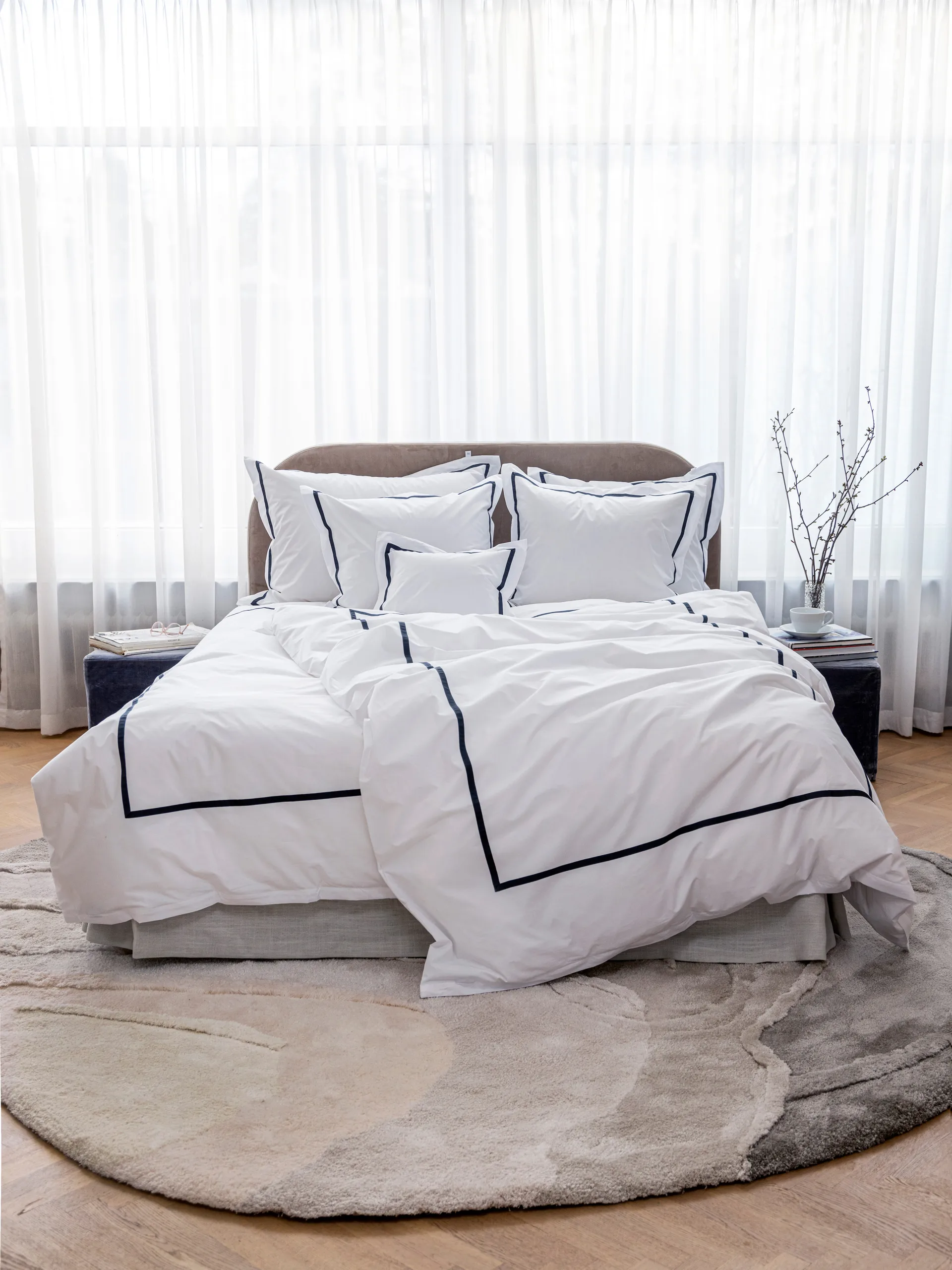 Singolo duvert cover EKO, Dark grey, 150x210 cm Mille Notti