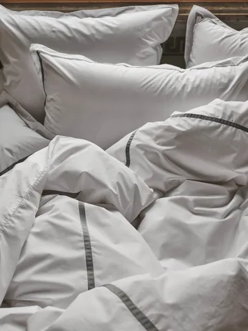Singolo pillowcase EKO - Grey, 50x60 cm - Mille Notti