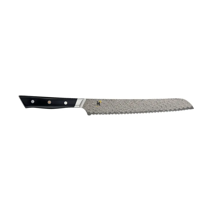 Hibana 800DP bread knife 24 cm - Damascus black - Miyabi