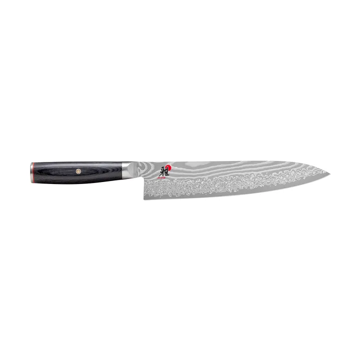 Raw 5000FCD chef knife gyutoh 24 cm - Damascus-black - Miyabi