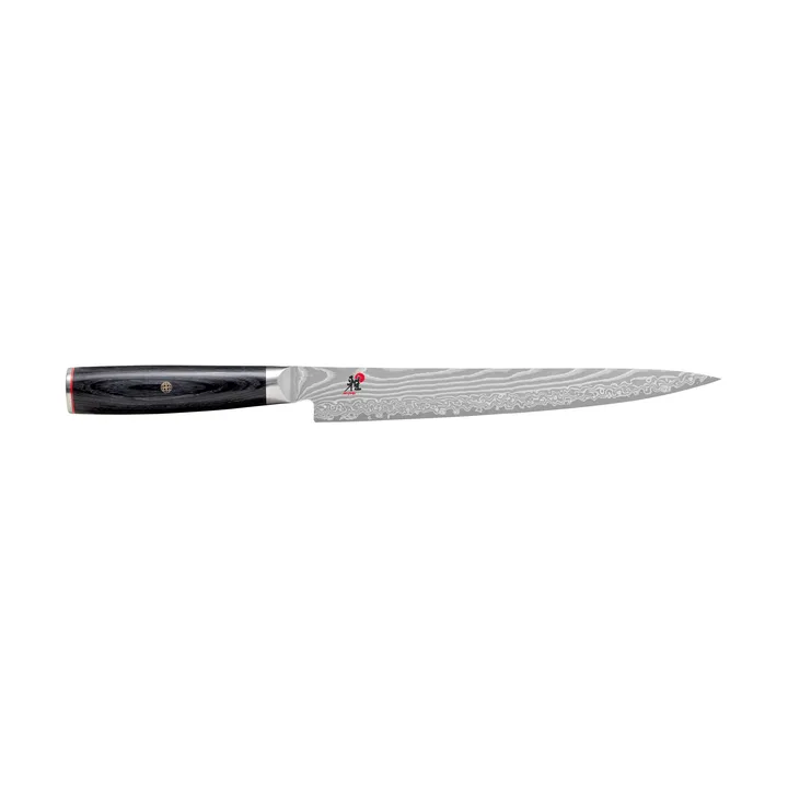 Raw 5000FCD sujihiki fillet knife 24 cm - Damaskus-black - Miyabi