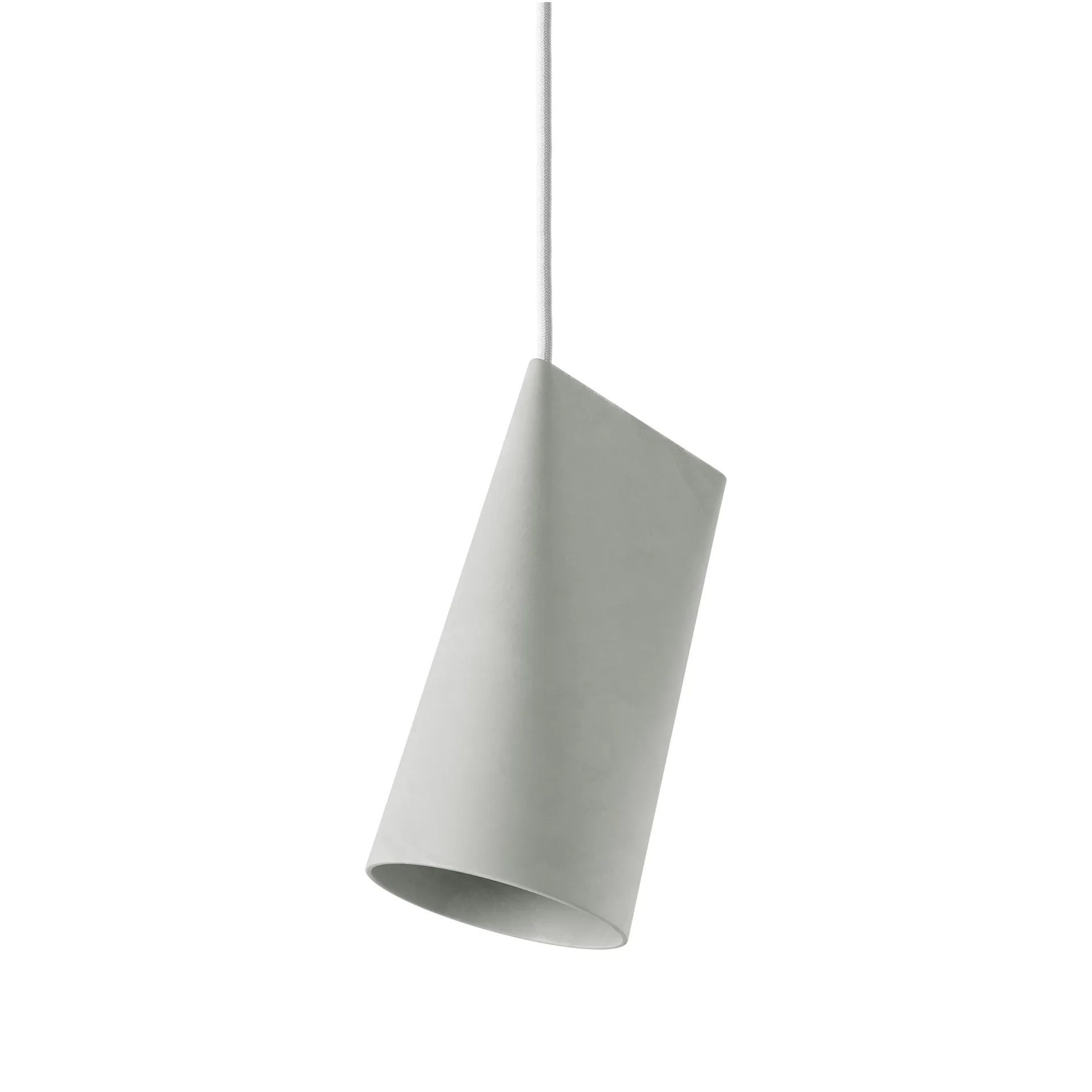 Ceiling lamp ceramic 11.2x22 cm, Light Grey MOEBE