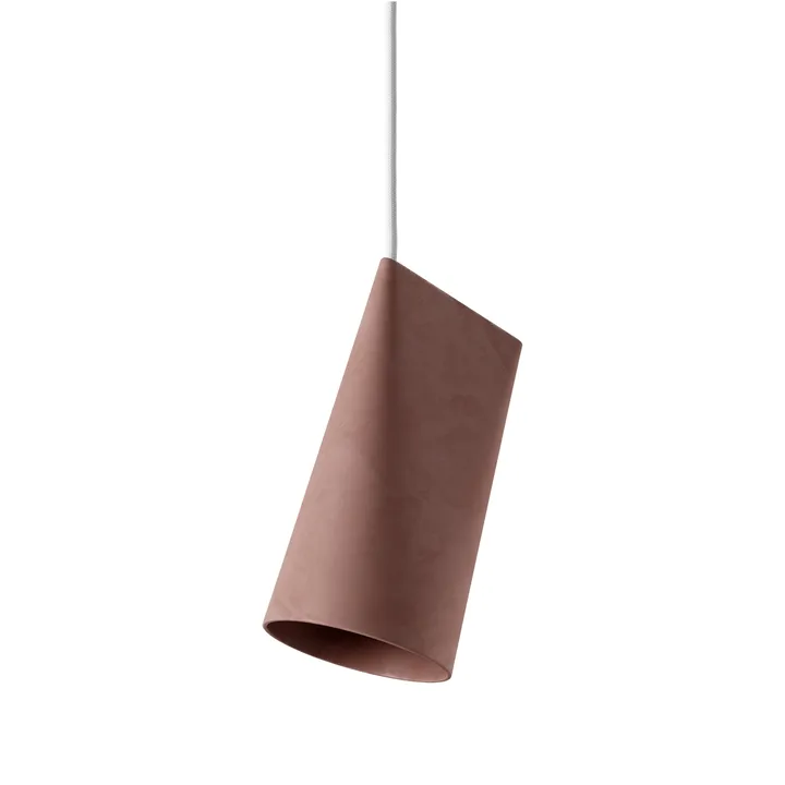 Ceiling lamp ceramic 11.2x22 cm - Terra Cotta, Wood - MOEBE