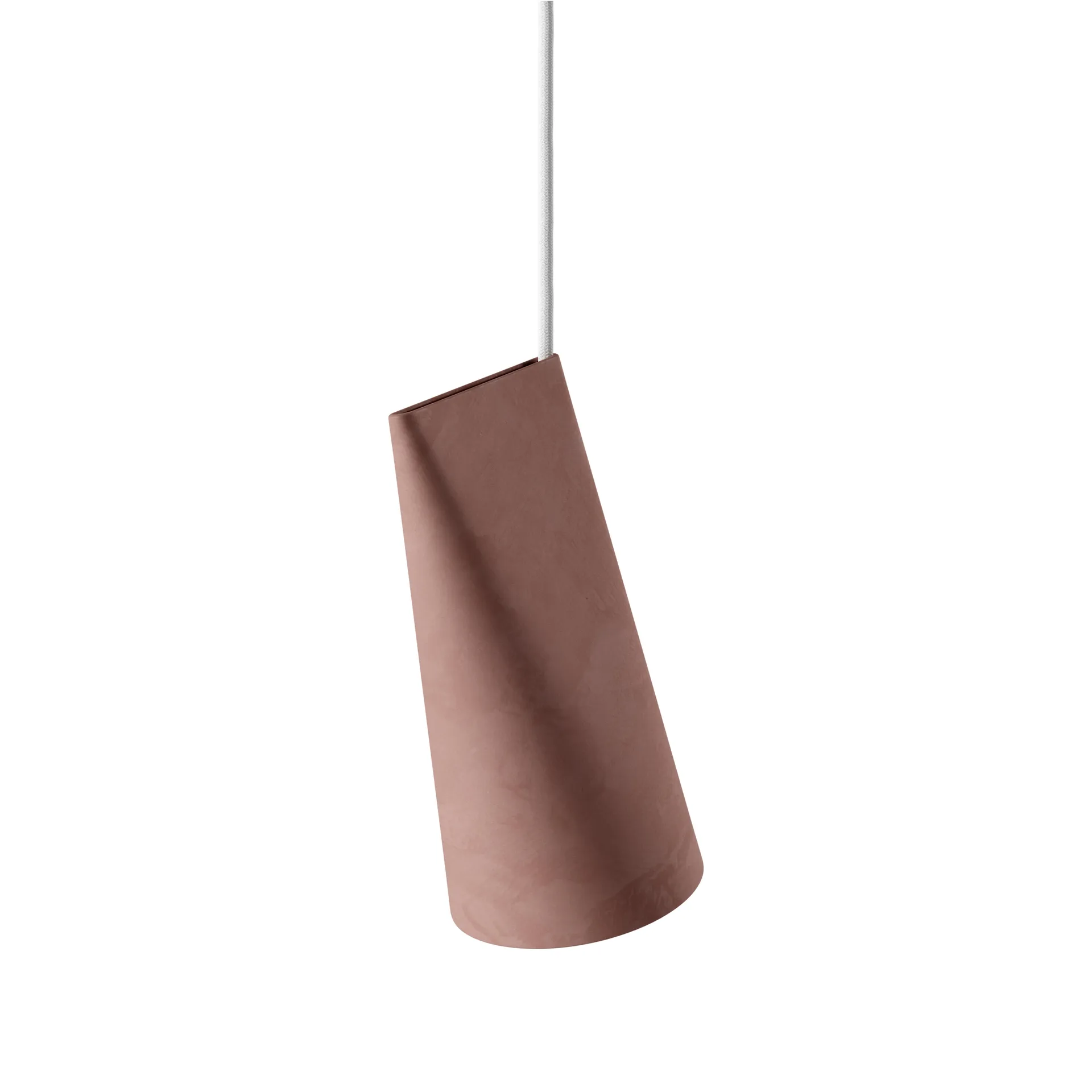 Ceiling lamp ceramic 11.2x22 cm, Terra Cotta, Wood MOEBE