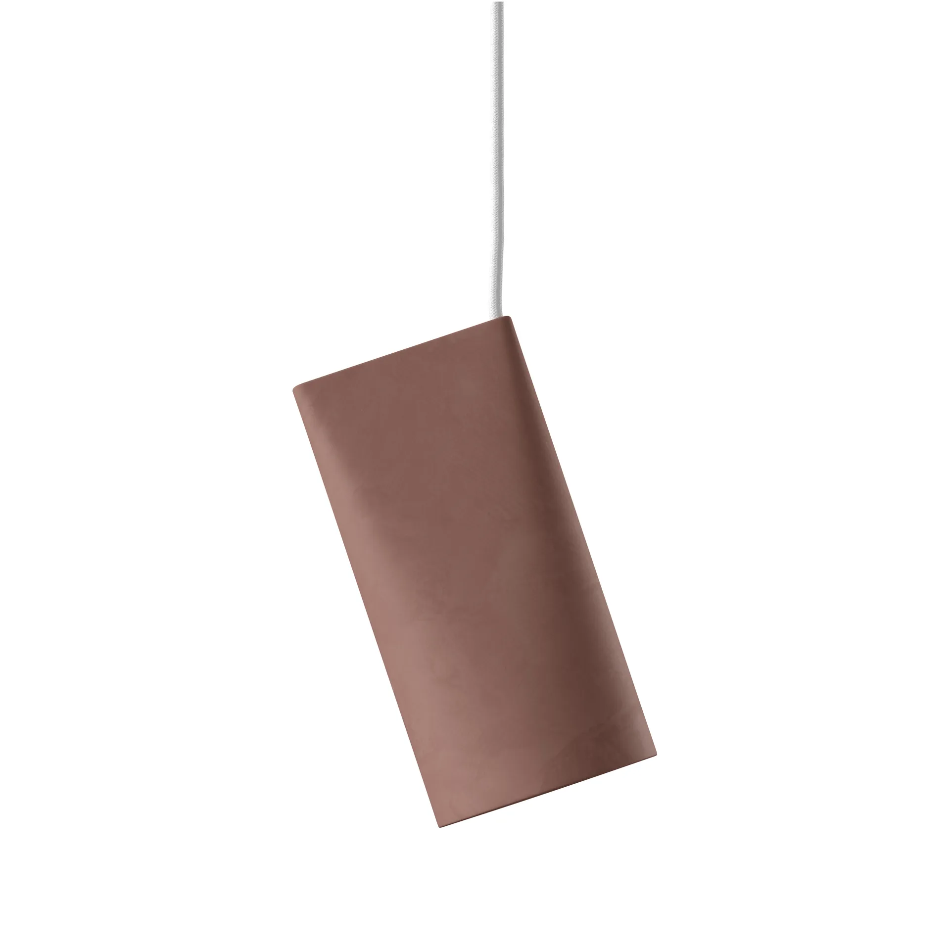 Ceiling lamp ceramic 11.2x22 cm, Terra Cotta, Wood MOEBE