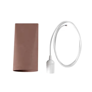 Ceiling lamp ceramic 11.2x22 cm - Terra Cotta, Wood - MOEBE