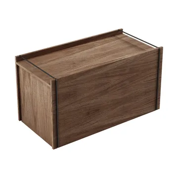 Lid to storage box 28x60 cm - Smoked oak - MOEBE