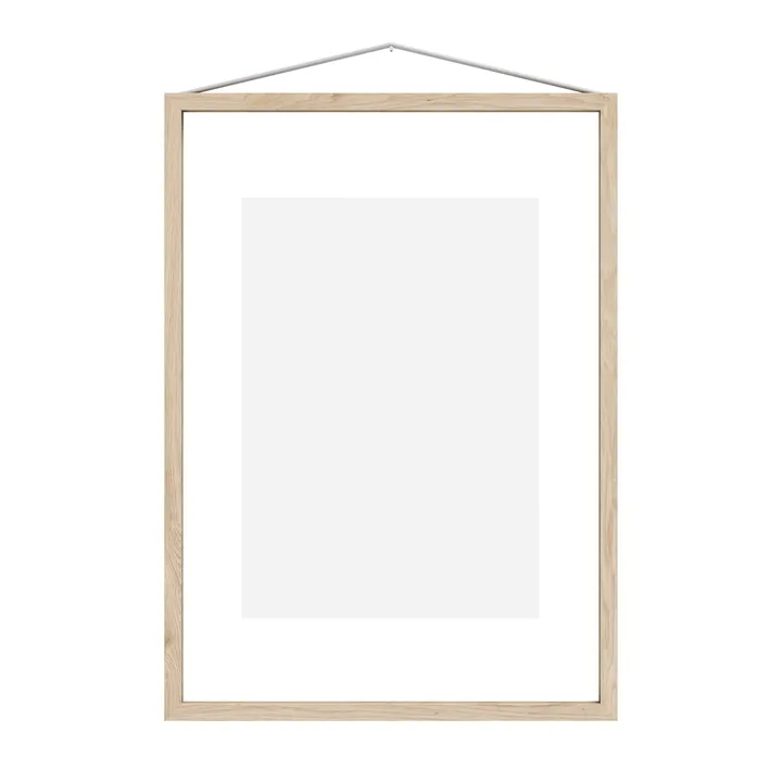 Moebe ash frame A3 31.9x44.1 cm - Transparent. Wood. Black - MOEBE