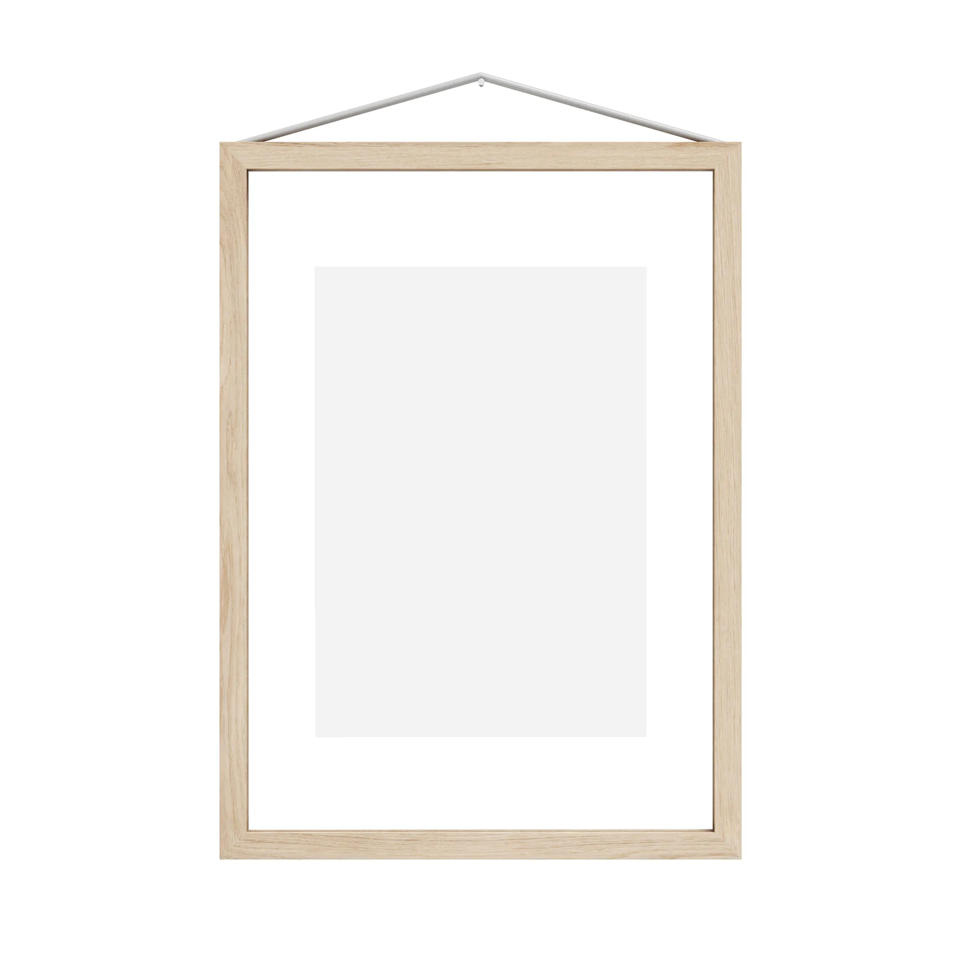 Moebe ash frame A4 23.2x31.7 cm, Transparent. Wood. Black MOEBE