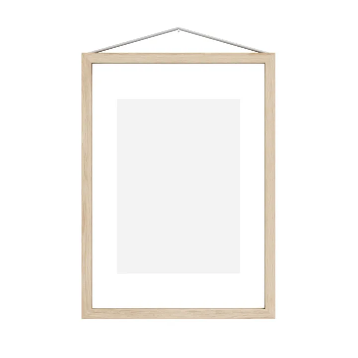 Moebe ash frame A4 23.2x31.7 cm - Transparent. Wood. Black - MOEBE