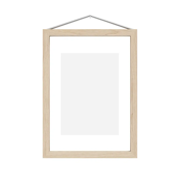 Moebe ash frame A5 16.8x23.2 cm - Transparent. Wood. Black - MOEBE