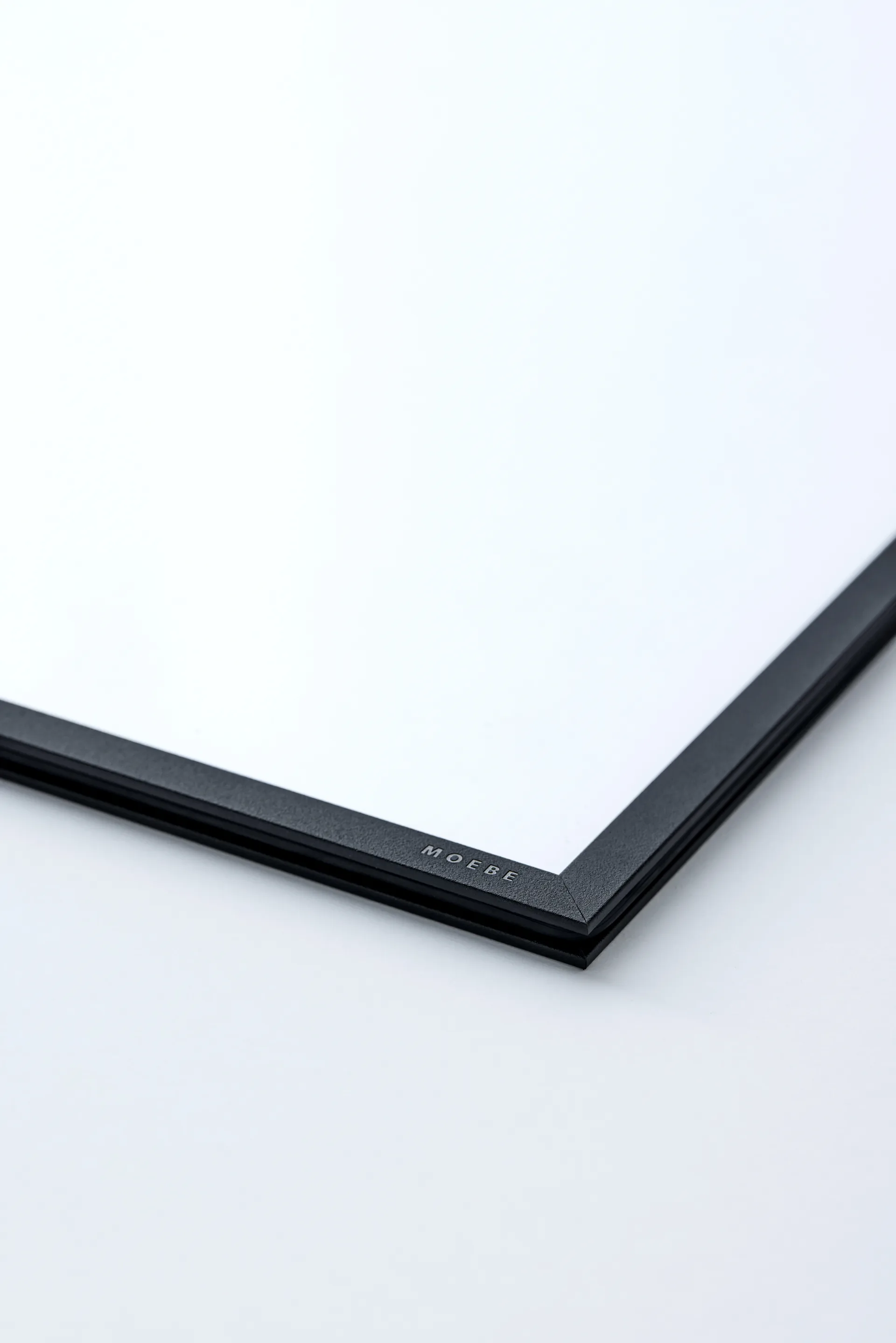 Moebe frame 50x70 cm, Transparent. Black MOEBE