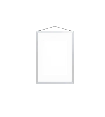 Moebe frame A4 22.6x31.3 cm - Brushed aluminium - MOEBE