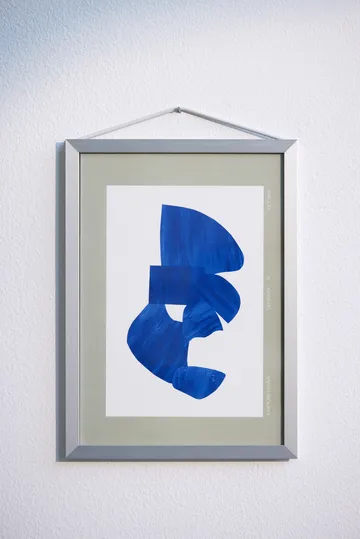 Moebe frame A4 22.6x31.3 cm - Brushed aluminium - MOEBE
