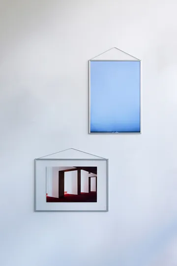 Moebe frame A4 22.6x31.3 cm - Brushed aluminium - MOEBE