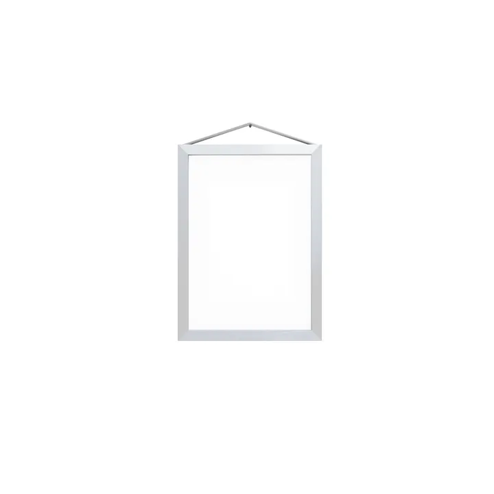 Moebe frame A5 16.5x22.7 cm - Brushed aluminium - MOEBE