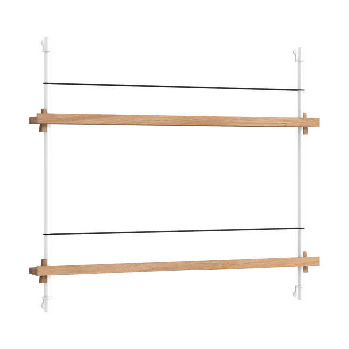 Moebe magazine rack - Oak-white - MOEBE