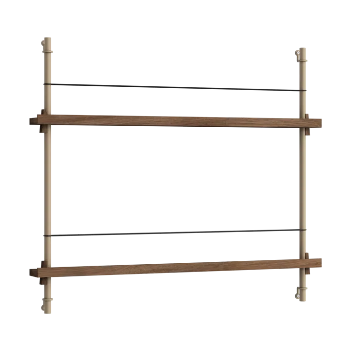 Moebe magazine rack - Smoked oak-grey - MOEBE