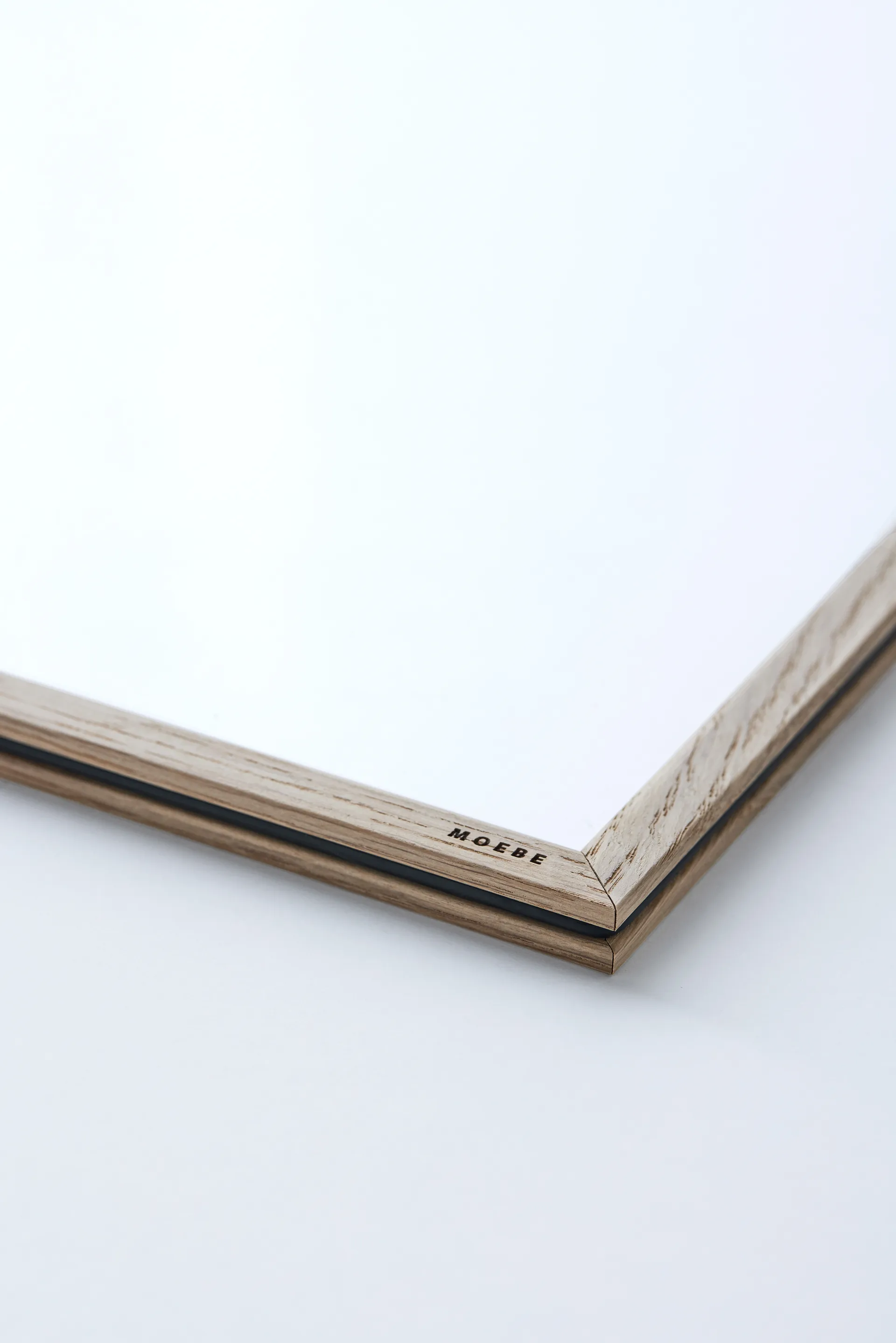 Moebe oak frame 50x70 cm, Transparent. Wood. Black MOEBE