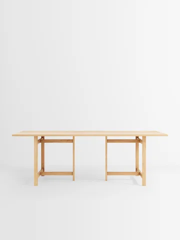 Moebe rectangular dining table 220x90 cm - Oak - MOEBE