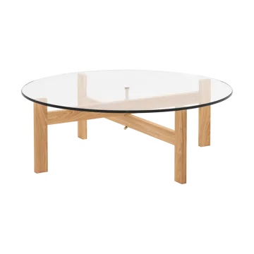 Moebe Round coffee table Ø88 cm - Oak - MOEBE