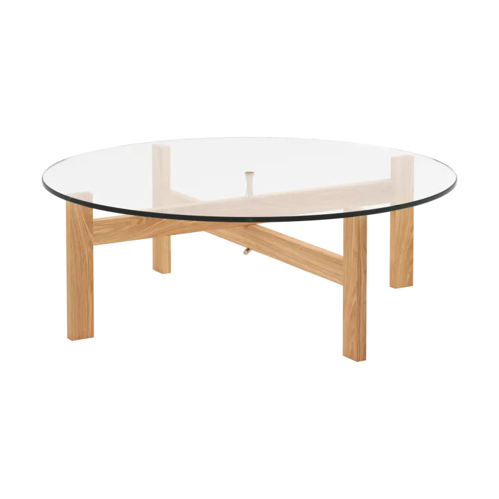 Moebe Round coffee table Ø88 cm - Oak - MOEBE