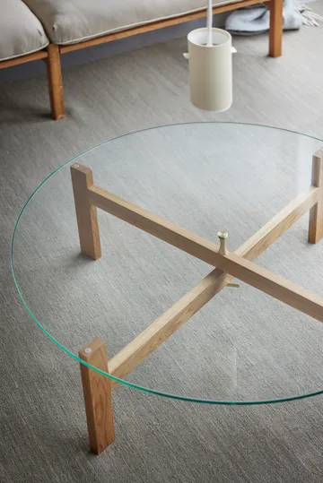 Moebe Round coffee table Ø88 cm - Oak - MOEBE