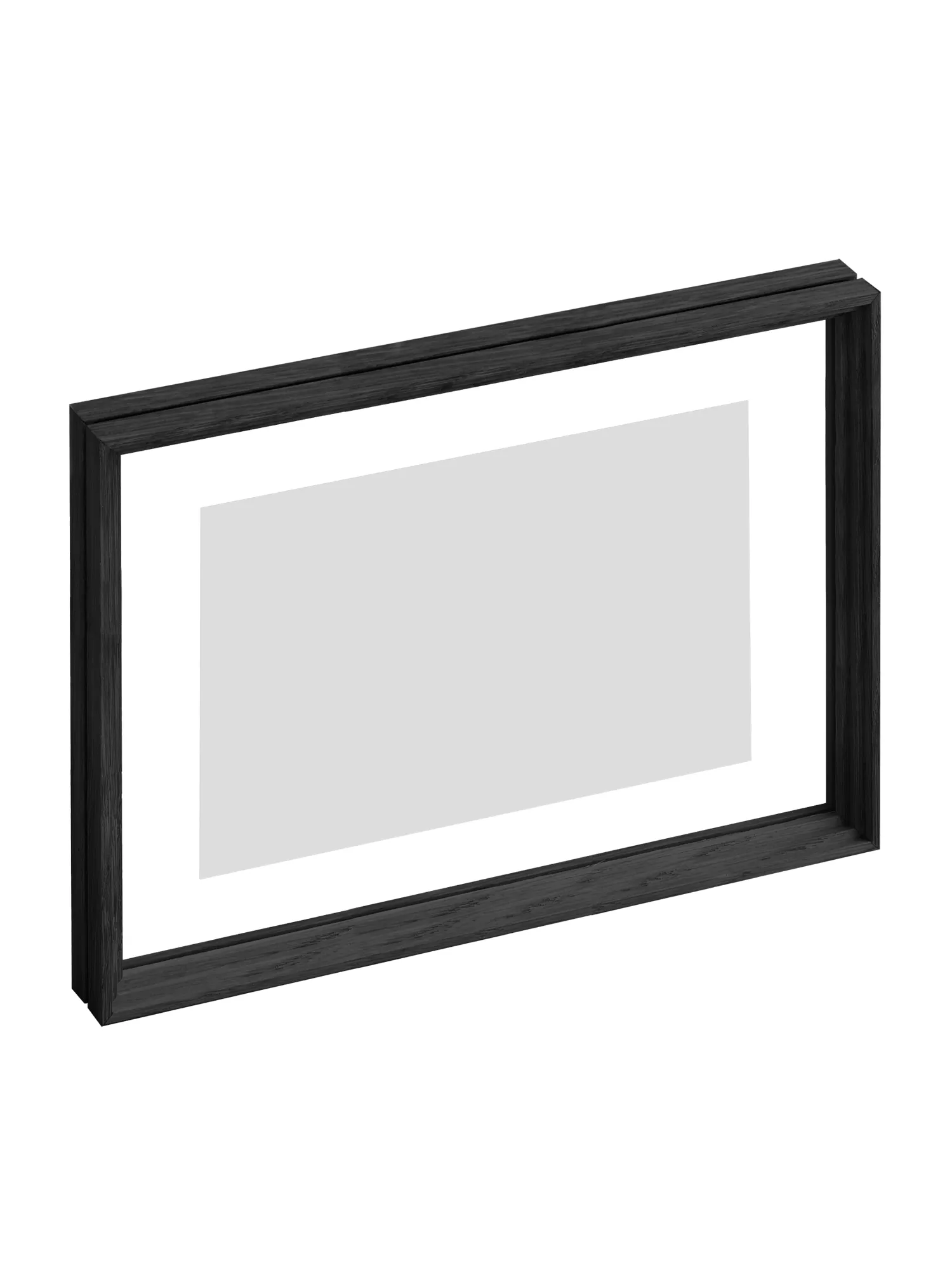 Moebe Standing Frame frame, Black-stained oak, A4 MOEBE