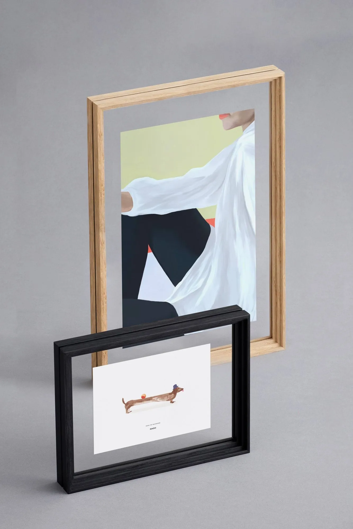 Moebe Standing Frame frame, Oak, A4 MOEBE