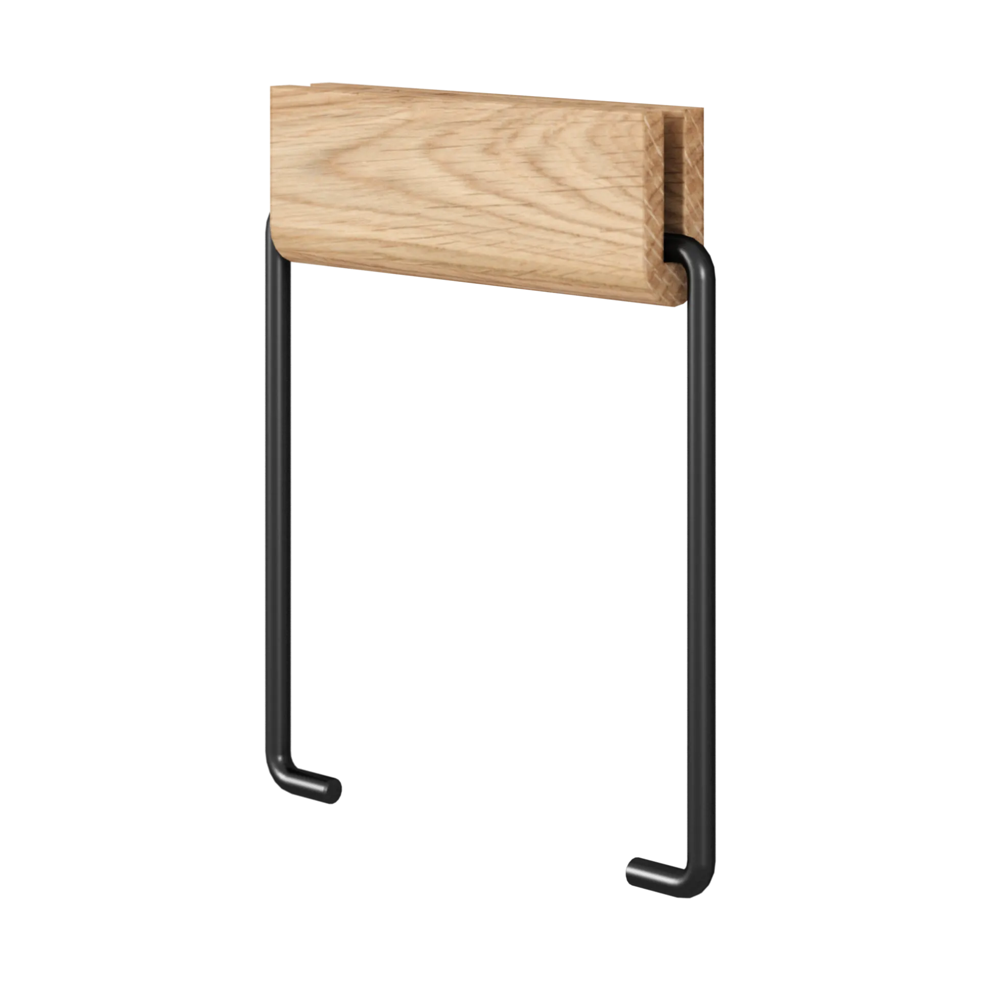 Moebe toilet paper holder, Oak-black MOEBE