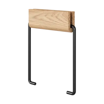 Moebe toilet paper holder - Oak-black - MOEBE