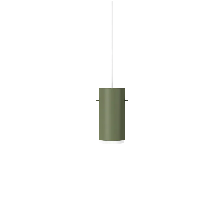 Moebe Tube pendant lamp small Ø8 cm - Pine green - MOEBE