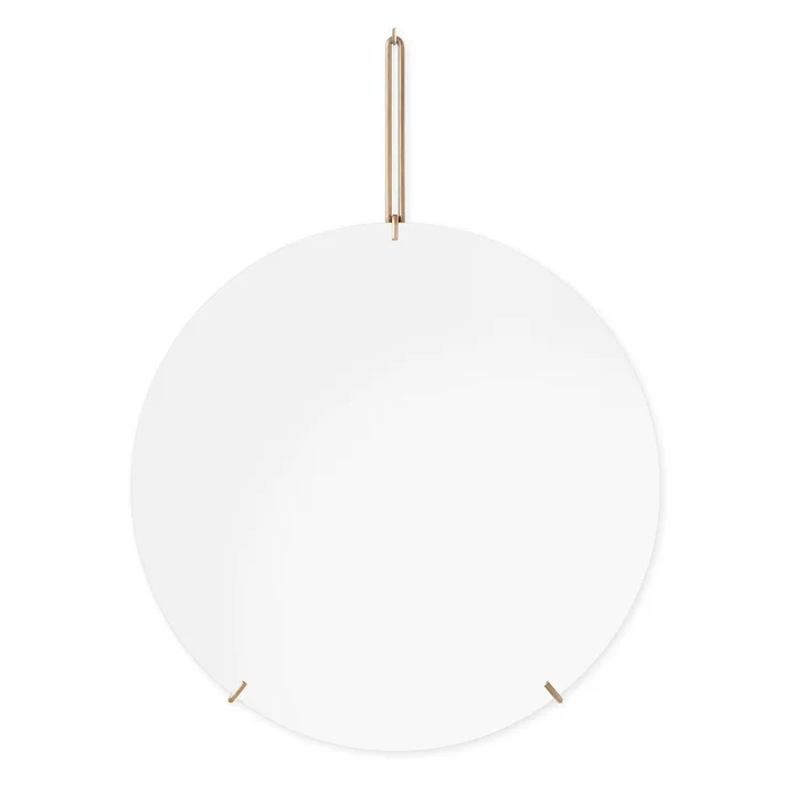 Moebe Wall mirror Ø 50 cm - brass - MOEBE