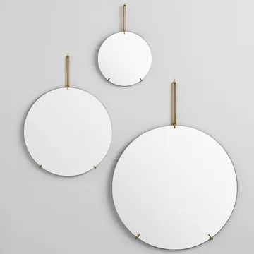 Moebe wall mirror Ø 70 cm - Bronze - MOEBE