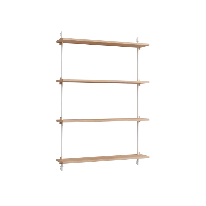 Moebe wall shelving ws.115.1 - Oak-white - MOEBE