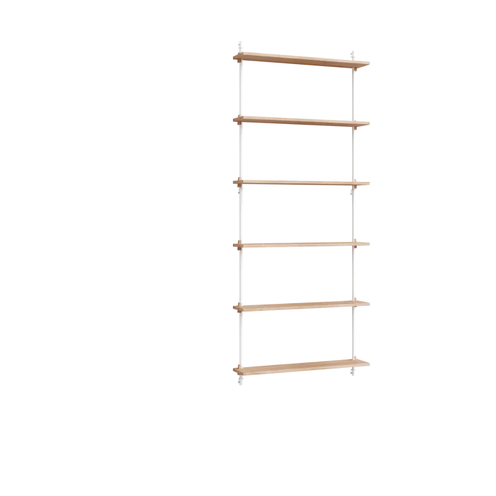 Moebe wall shelving ws.200.1 - Oak-white - MOEBE