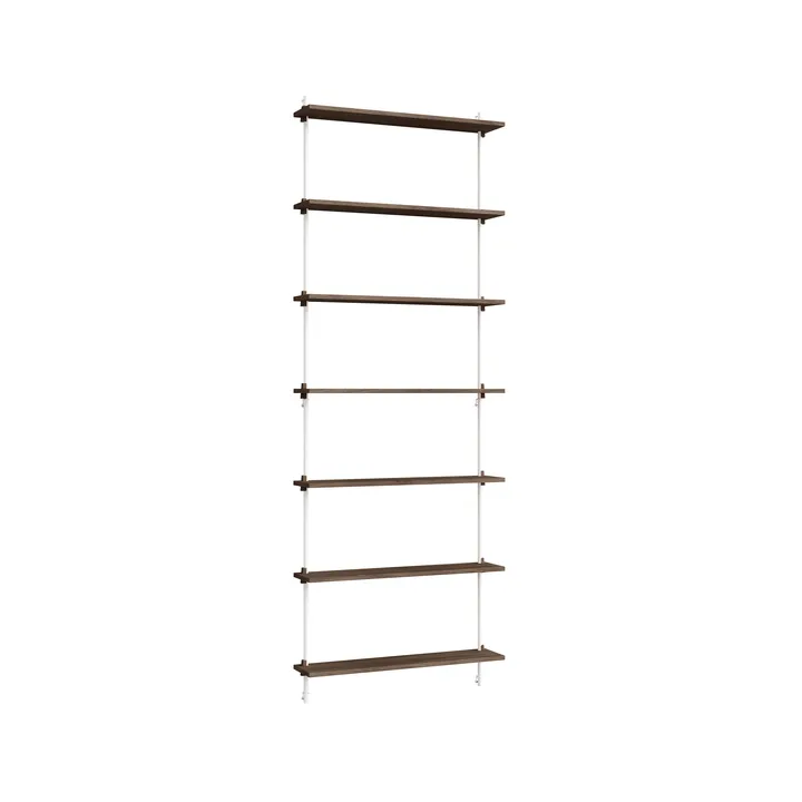 Moebe wall shelving ws.230.1 - Smoked oak-white - MOEBE