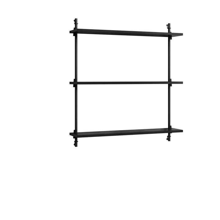 Moebe wall shelving ws.85.1 - Black - MOEBE