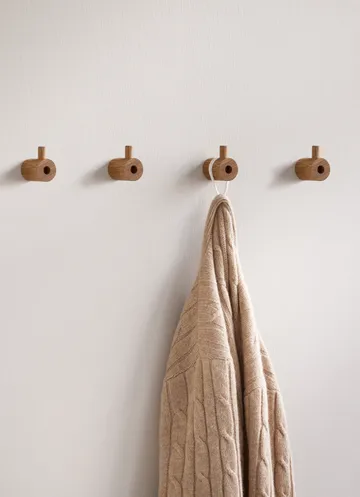 Moebe wooden wall hook - Oak - MOEBE