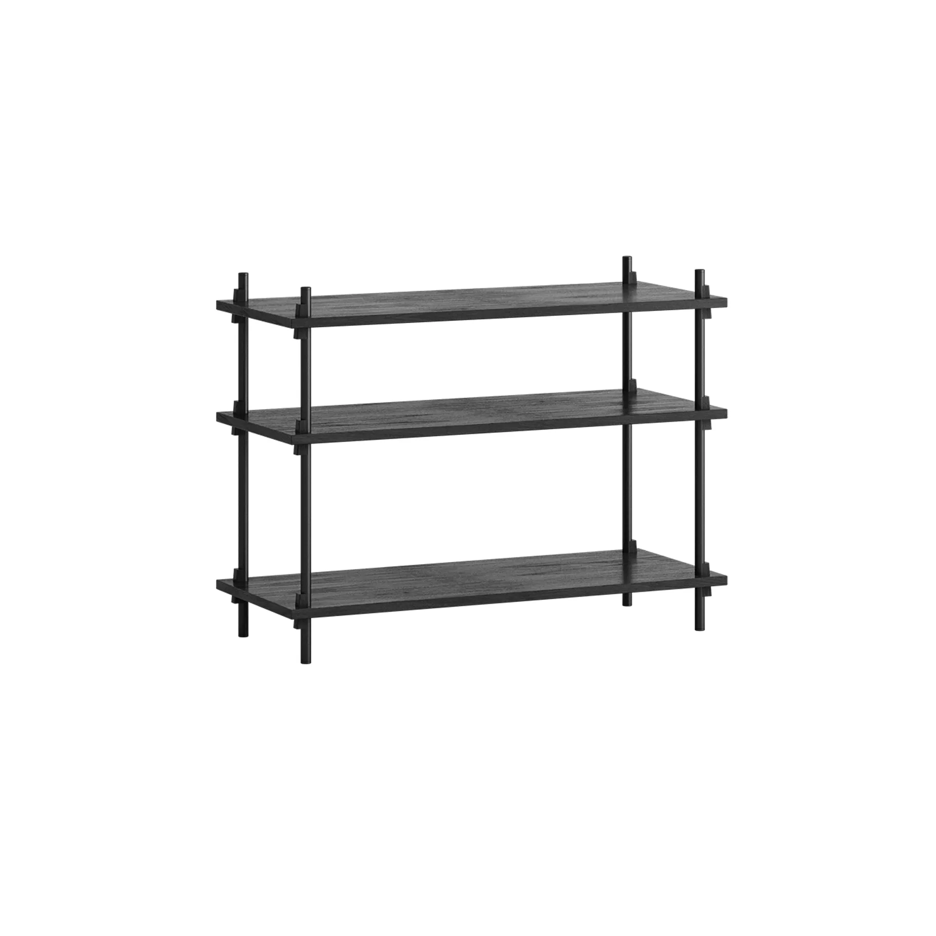 Shelving System classic shelf, Black, 86x65x35 cm, S.65.1.A MOEBE