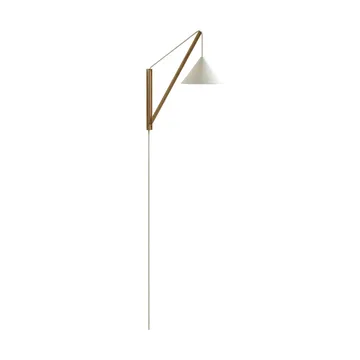 Suspended wall lamp - Oak-white - MOEBE