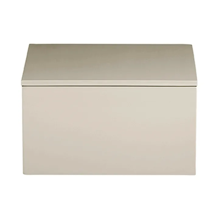 Lux lacquered storage box 19x19x10.5 cm - Latte - Mojoo