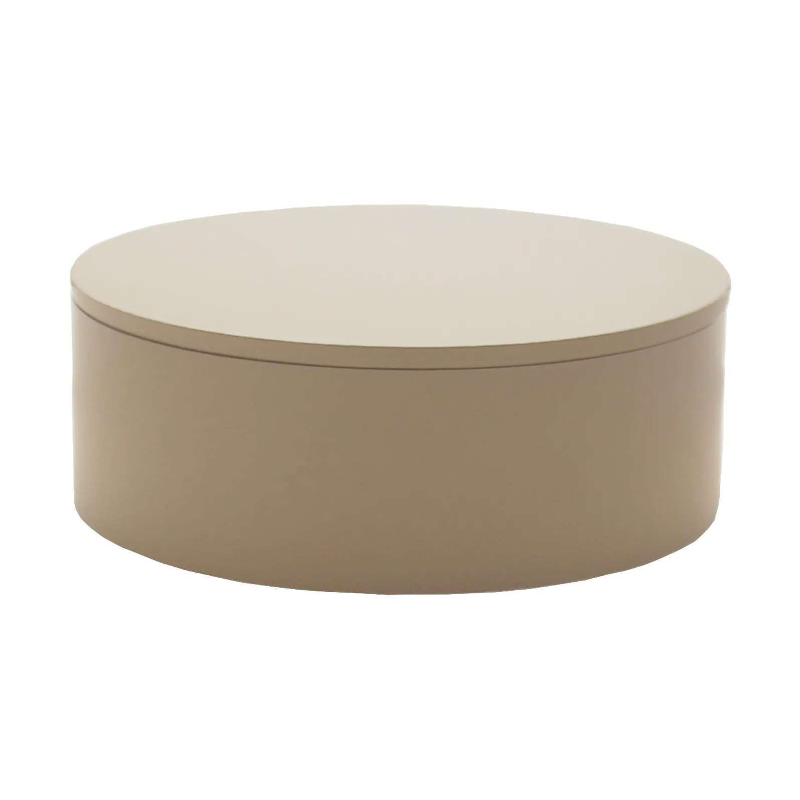 Matte lacquered storage box Ø20x7 cm, Fawn Mojoo